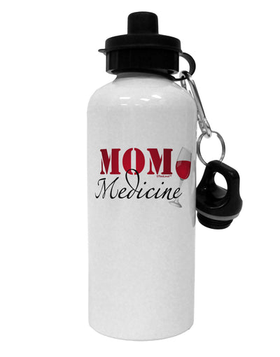 Mom Medicine Aluminum 600ml Water Bottle-Water Bottles-TooLoud-White-Davson Sales