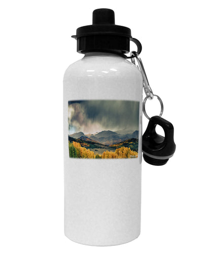 Colorado Mountain Scene Photo Aluminum 600ml Water Bottle-Water Bottles-TooLoud-White-Davson Sales