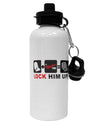 Lock Him Up Anti-Trump Funny Aluminum 600ml Water Bottle by TooLoud-Water Bottles-TooLoud-White-Davson Sales