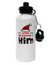 All I Want is Him Matching His & Hers Aluminum 600ml Water Bottle-Water Bottles-TooLoud-White-Davson Sales