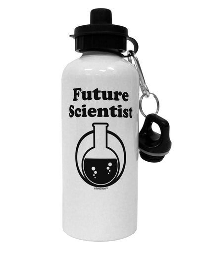 Future Scientist Aluminum 600ml Water Bottle-Water Bottles-TooLoud-White-Davson Sales