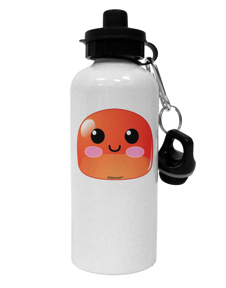 Cute RPG Slime - Red Aluminum 600ml Water Bottle by TooLoud-Water Bottles-TooLoud-White-Davson Sales