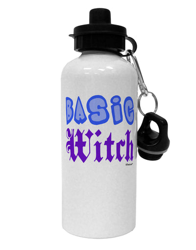 Basic Witch Color Blue Aluminum 600ml Water Bottle-Water Bottles-TooLoud-White-Davson Sales