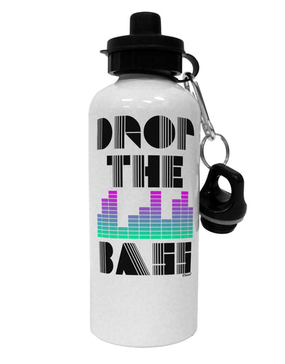 Drop the Bass Aluminum 600ml Water Bottle-Water Bottles-TooLoud-White-Davson Sales