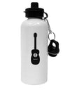Acoustic Guitar Cool Musician Aluminum 600ml Water Bottle by TooLoud-Water Bottles-TooLoud-White-Davson Sales