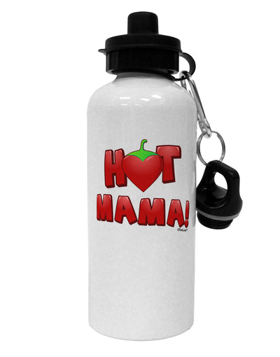 Hot Mama Chili Heart Aluminum 600ml Water Bottle-Water Bottles-TooLoud-White-Davson Sales