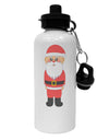 Cute Santa Claus Christmas Aluminum 600ml Water Bottle-Water Bottles-TooLoud-White-Davson Sales