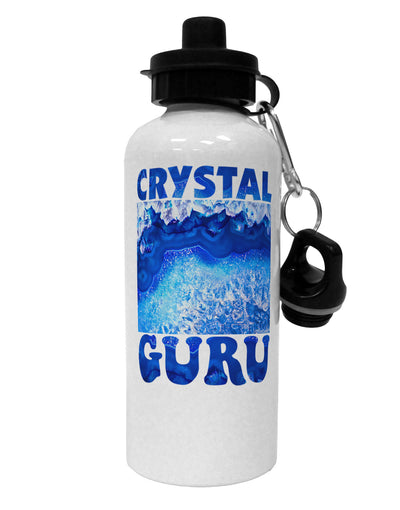 Crystal Guru Aluminum 600ml Water Bottle-Water Bottles-TooLoud-White-Davson Sales