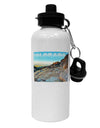 CO Rockies View with Text Aluminum 600ml Water Bottle-Water Bottles-TooLoud-White-Davson Sales