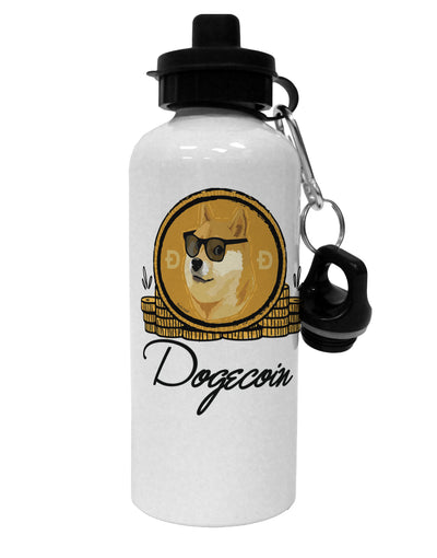 TooLoud Doge Coins Aluminum 600ml Water Bottle-Water Bottles-TooLoud-Davson Sales