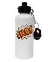 Onomatopoeia One Birthday Aluminum 600ml Water Bottle-Water Bottles-TooLoud-White-Davson Sales