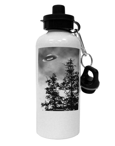 UFO Sighting - Extraterrestrial Aluminum 600ml Water Bottle by TooLoud-Water Bottles-TooLoud-White-Davson Sales