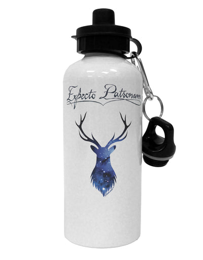 Expecto Patronum Space Stag Aluminum 600ml Water Bottle-Water Bottles-TooLoud-White-Davson Sales