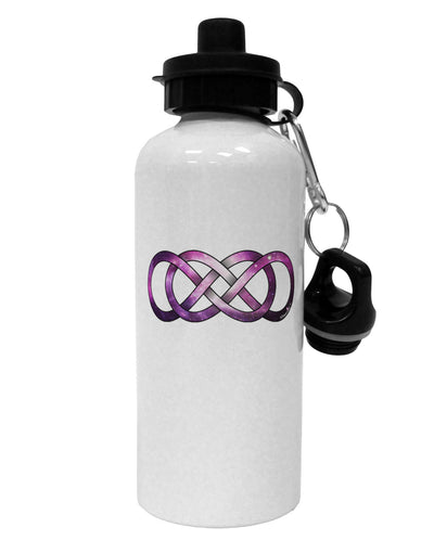 Double Ininifty Galaxy Aluminum 600ml Water Bottle-Water Bottles-TooLoud-White-Davson Sales