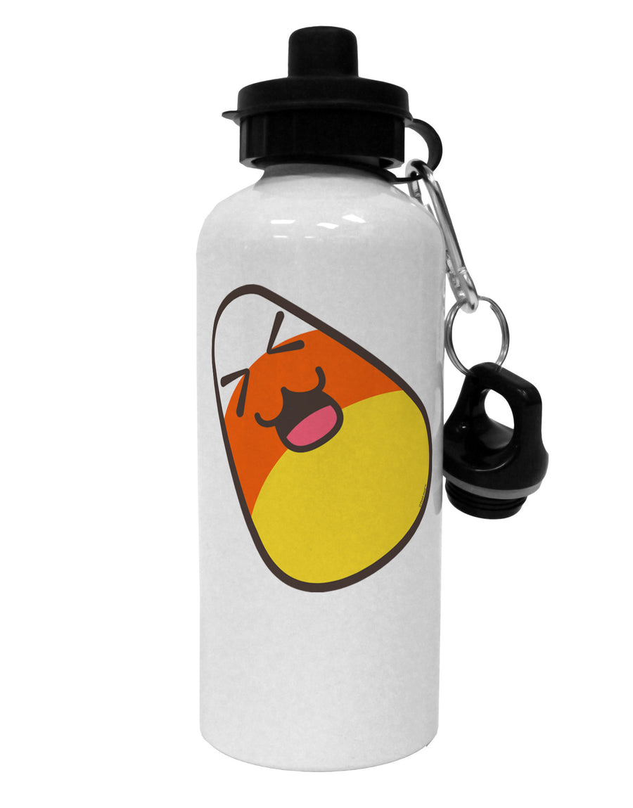 Cute Father Candy Corn Family Halloween Aluminum 600ml Water Bottle-Water Bottles-TooLoud-White-Davson Sales