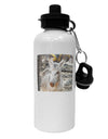 Troubled Burro Aluminum 600ml Water Bottle-Water Bottles-TooLoud-White-Davson Sales