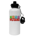 Nicu Nurse Aluminum 600ml Water Bottle-Water Bottles-TooLoud-White-Davson Sales