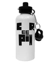 Creepin Aluminum 600ml Water Bottle-Water Bottles-TooLoud-White-Davson Sales