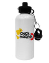 Cute Chick Magnet Design Aluminum 600ml Water Bottle by TooLoud-Water Bottles-TooLoud-White-Davson Sales