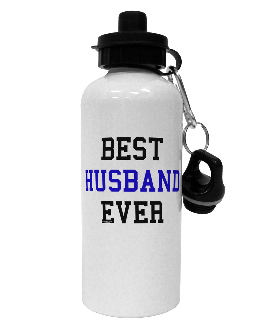 Best Husband Ever Aluminum 600ml Water Bottle-Water Bottles-TooLoud-White-Davson Sales