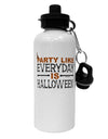 Everyday Is Halloween Aluminum 600ml Water Bottle-Water Bottles-TooLoud-White-Davson Sales