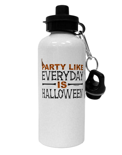 Everyday Is Halloween Aluminum 600ml Water Bottle-Water Bottles-TooLoud-White-Davson Sales