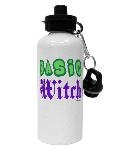 Basic Witch Color Green Aluminum 600ml Water Bottle-Water Bottles-TooLoud-White-Davson Sales