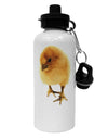 Fluffy Chick Aluminum 600ml Water Bottle-Water Bottles-TooLoud-White-Davson Sales