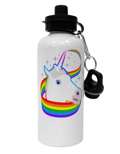 Magical Horn Rainbow Unicorn Aluminum 600ml Water Bottle-Water Bottles-TooLoud-White-Davson Sales