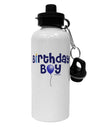 Birthday Boy - Candle and Balloon Aluminum 600ml Water Bottle by TooLoud-Water Bottles-TooLoud-White-Davson Sales