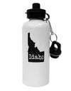 Idaho - United States Shape Aluminum 600ml Water Bottle-Water Bottles-TooLoud-White-Davson Sales