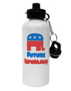 Future Republican Aluminum 600ml Water Bottle-Water Bottles-TooLoud-White-Davson Sales