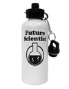 Future Scientist Distressed Aluminum 600ml Water Bottle-Water Bottles-TooLoud-White-Davson Sales