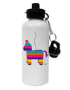 Colorful Hanging Pinata Design Aluminum 600ml Water Bottle by TooLoud-Water Bottles-TooLoud-White-Davson Sales