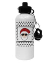 Cool Santa Christmas Sweater Aluminum 600ml Water Bottle-Water Bottles-TooLoud-White-Davson Sales