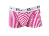 Men's Pink Pinstripe Boxer Briefs Size XL-Boxer Briefs-Zakk-multi-XL-Davson Sales