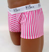 Men's Pink Pinstripe Boxer Briefs Size XL-Boxer Briefs-Zakk-multi-XL-Davson Sales