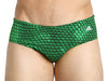 Adidas Mens Web Print Competitive Swim Briefs-Mens swimsuits-Addidas-Green-30-Davson Sales