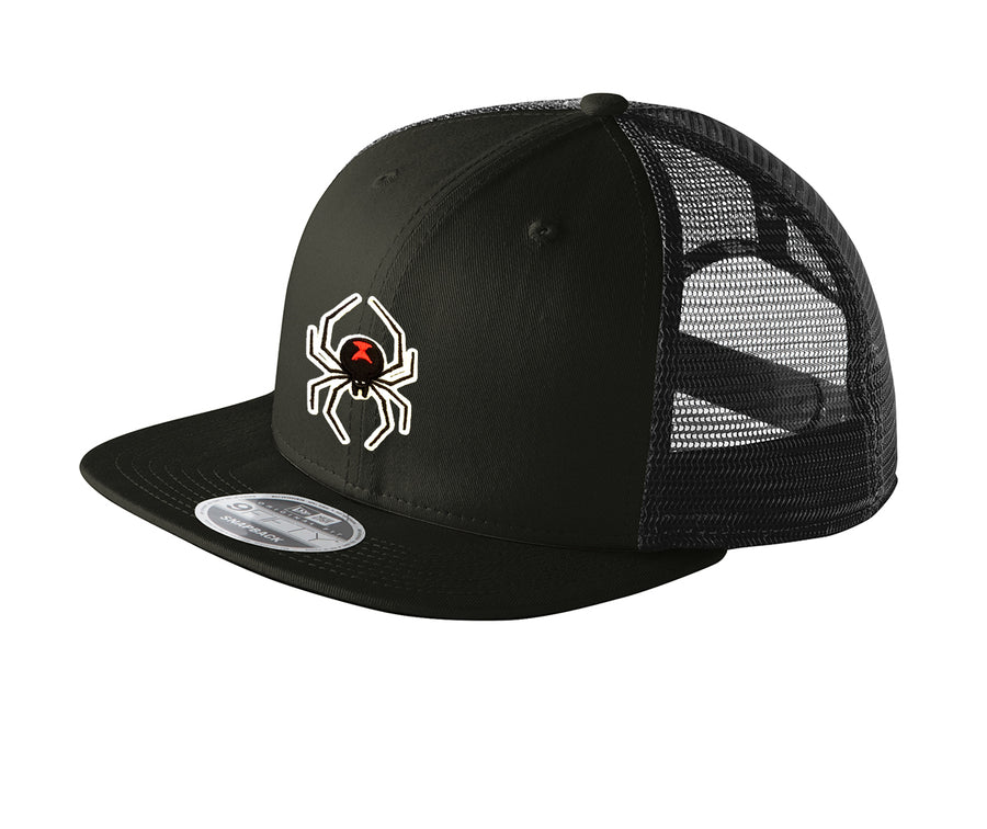 Black Widow Spider Embroidered Cap-Baseball Cap-Davson Sales-Stuctured Cap-Black-Davson Sales