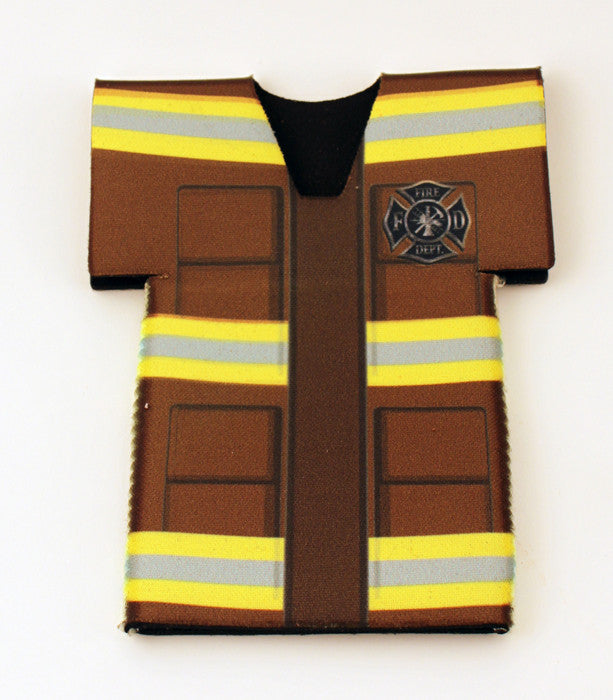 Firefighter Jersey Bottle Coozie