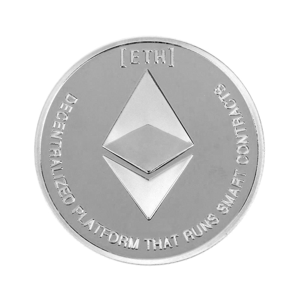 Ethereum Coin Crypto Currency Token-novelty coin-Davson Sales-Gold-Davson Sales