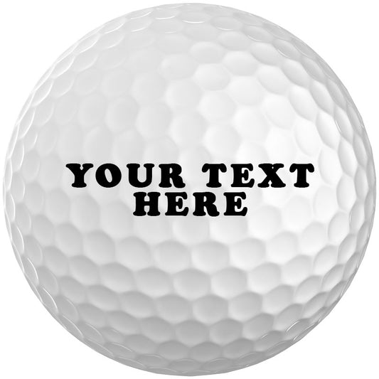 Personalized Text Golf Balls 12 Pack Customized Logo Golf Balls-Golf Balls-Davson Sales-Davson Sales