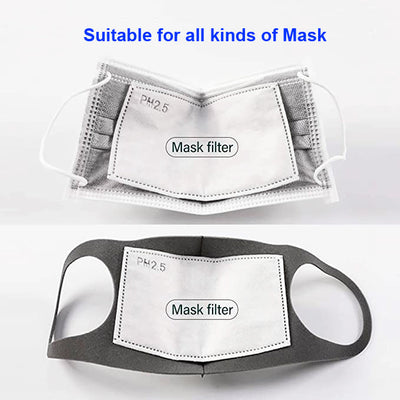 Pm2.5 Activated Carbon Filters 10 Pack-face mask-Any Mask-Davson Sales