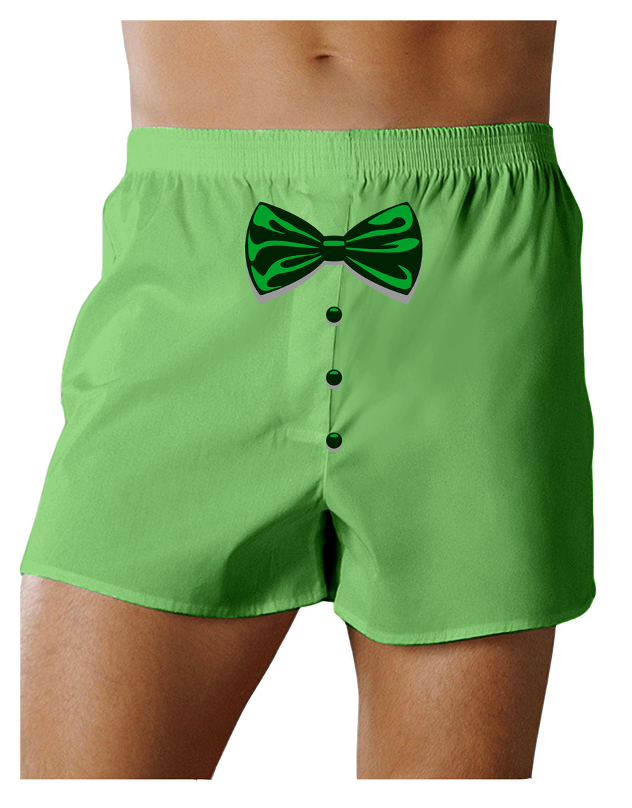 Leprechaun Tuxedo - St Patricks Day Green Boxers Shorts-TooLoud-Leprechaun-Tuxedo-Small-Davson Sales