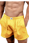 LOBBO French Terry Gym Short for Men-mens shorts-LOBBO-Small-Gold-Davson Sales