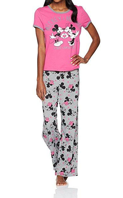 Disney Mickey and Minnie Mouse 2 Piece Pajama Set-Pajamas-Disney-Small-Davson Sales