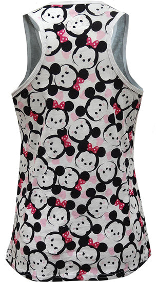 Disney Tsum Tsum Mickey & Minnie Tank Capri Pajama Set for women-Disney-Grey-Small-Davson Sales