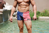 American Flag Midcut Swimsuit by Neptio ® USA Flag-Mens swimsuits-Neptio-Small-Davson Sales
