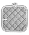 Number One Dad Trophy - Grayscale White Fabric Pot Holder Hot Pad-Pot Holder-TooLoud-White-Davson Sales