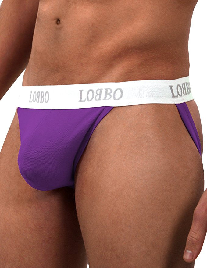 LOBBO Stylish Jockstrap Athletic Supporter-jockstraps-LOBBO-Small-Lavender-SINGLE-Davson Sales